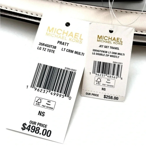 Michael Kors Pratt Large Signature Logo
Tote Bag & Double Zip Wallet - Picture 13 of 13